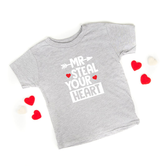 Mr. Steal Your Heart | Toddler Short Sleeve Crew Neck