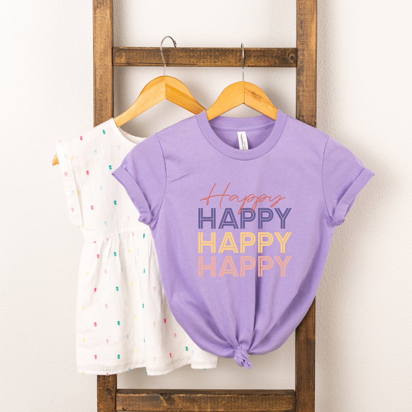 Happy Stacked | Youth Short Sleeve Crew Neck