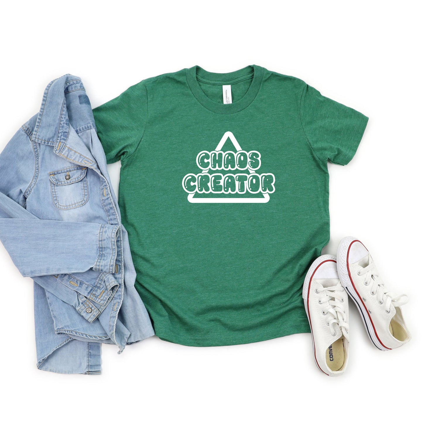 Chaos Creator Triangle | Youth Short Sleeve Crew Neck