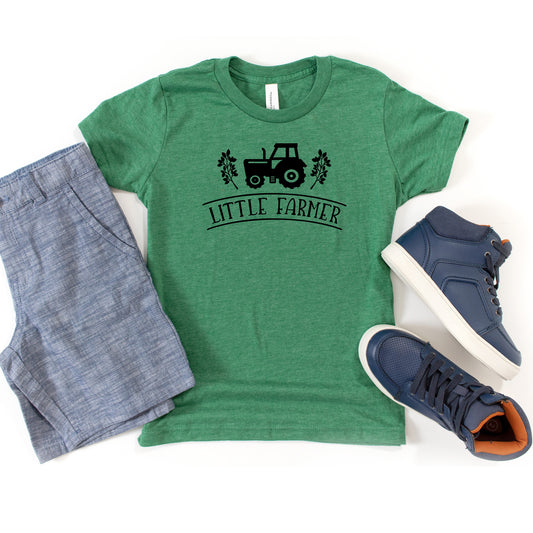 Little Farmer Tractor | Youth Short Sleeve Crew Neck