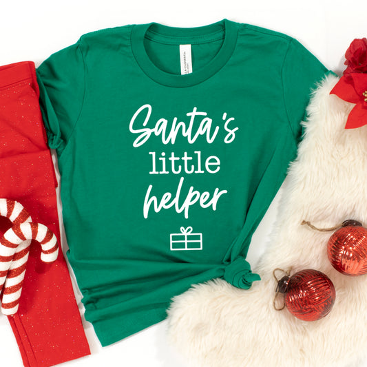 Santa's Little Helper | Youth Short Sleeve Crew Neck