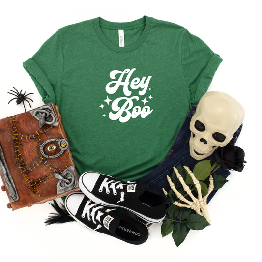 Hey Boo Stars | Youth Short Sleeve Crew Neck