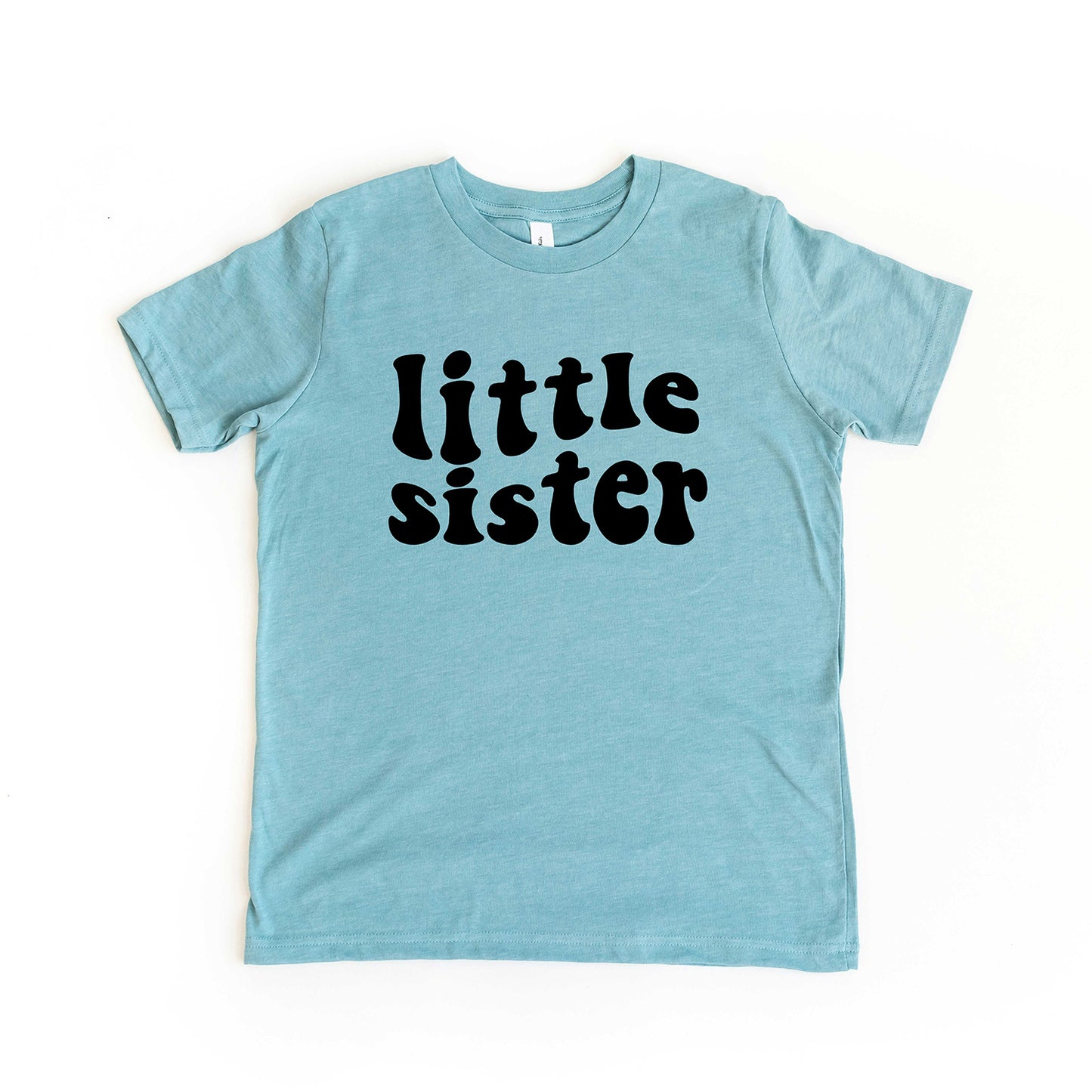 Little Sister Wavy | Youth Short Sleeve Crew Neck