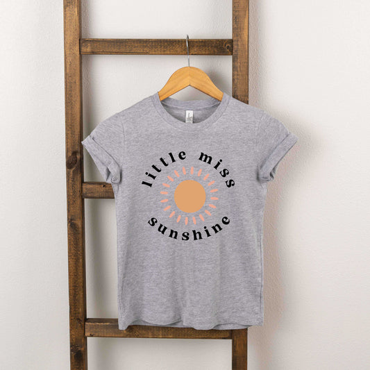 Little Miss Sunshine Sun | Toddler Short Sleeve Crew Neck