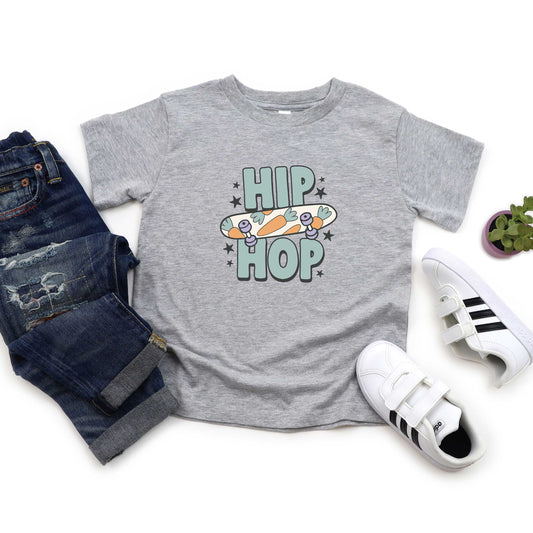 Hip Hop Skateboard | Toddler Short Sleeve Crew Neck