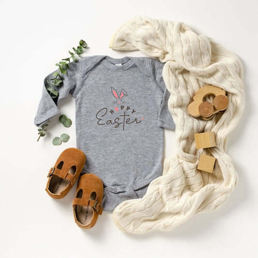 Hoppy Easter Bunny Egg | Baby Long Sleeve Onesie