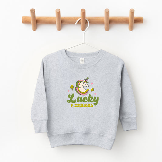 Lucky Magical Unicorn | Toddler Sweatshirt