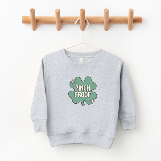 Pinch Proof Shamrock | Toddler Sweatshirt