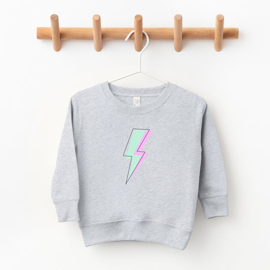 Layered Lightning Bolt | Toddler Sweatshirt