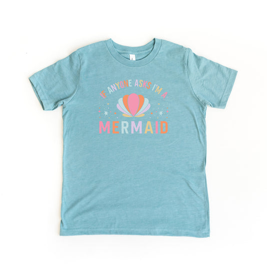 I'm A Mermaid | Youth Short Sleeve Crew Neck