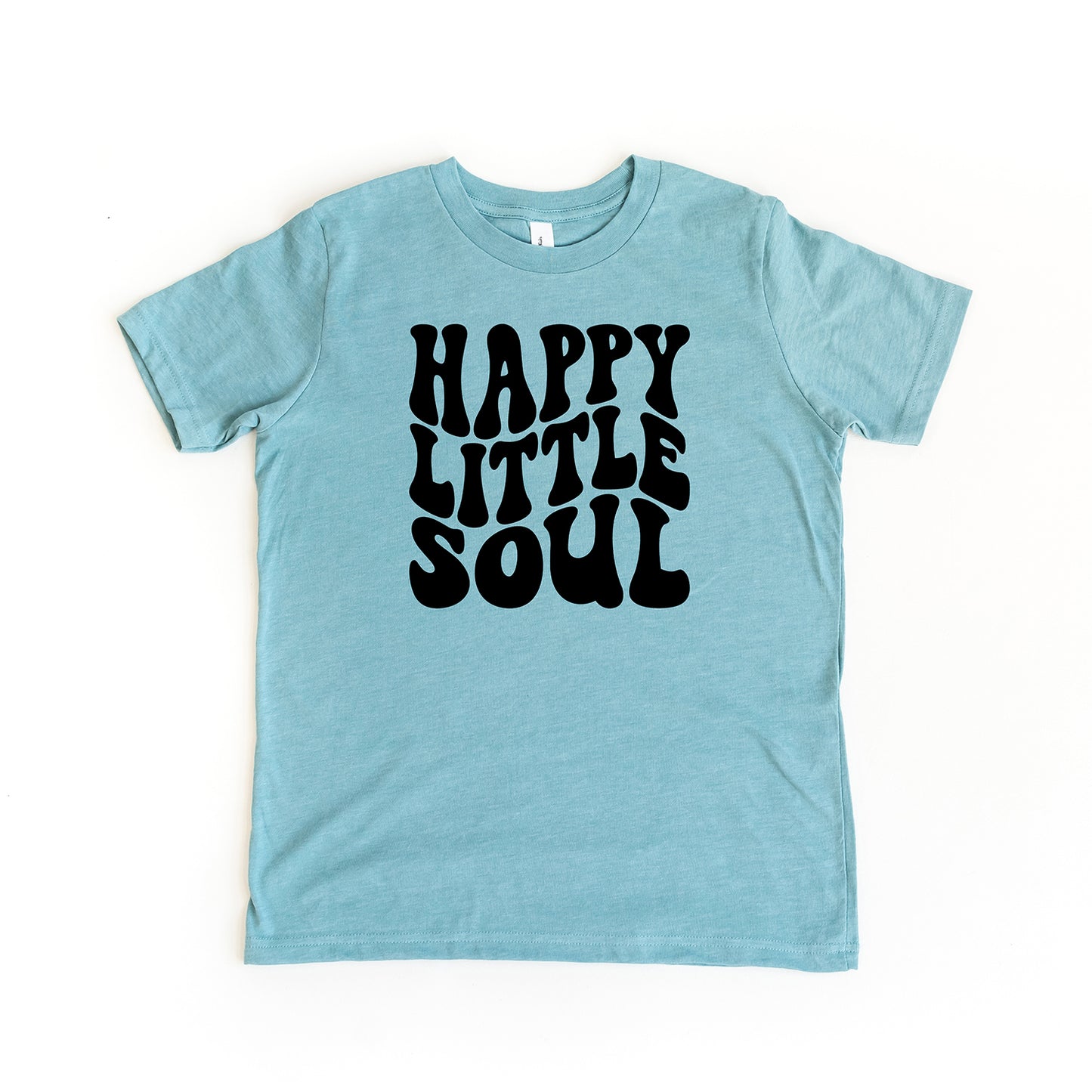 Happy Little Soul Wavy | Youth Short Sleeve Crew Neck