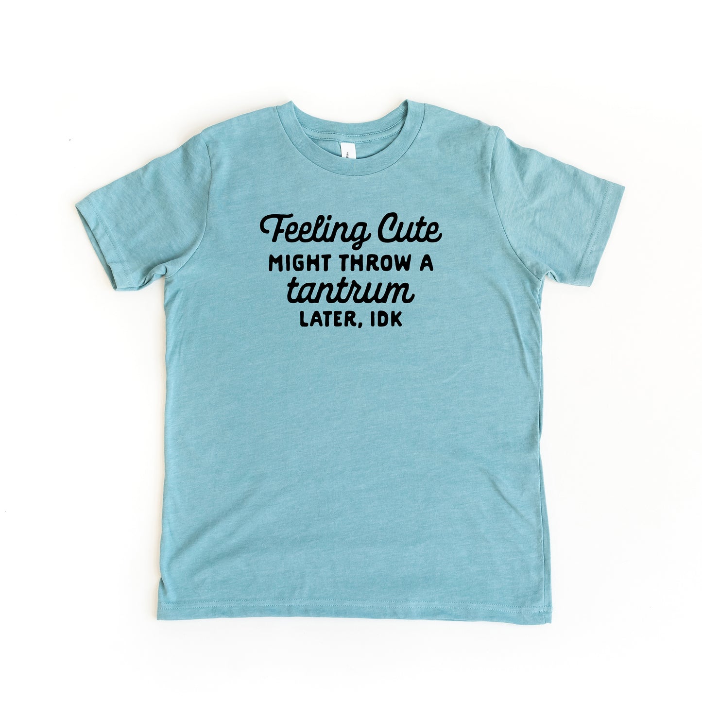 Might Throw A Tantrum | Youth Short Sleeve Crew Neck