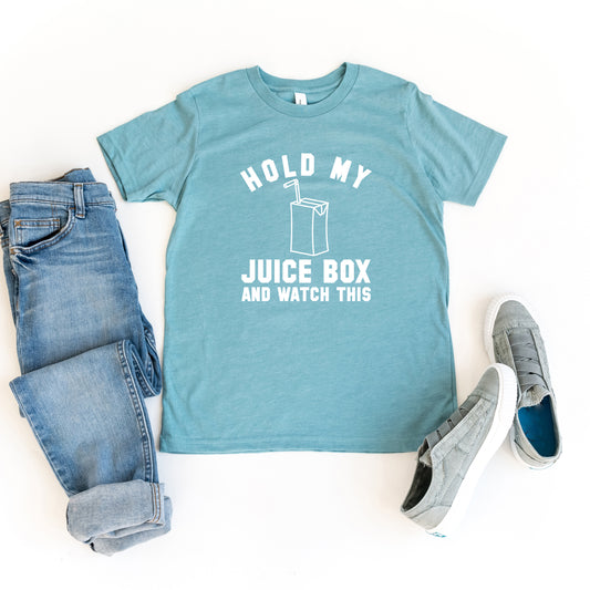 Hold My Juice Box | Youth Short Sleeve Crew Neck
