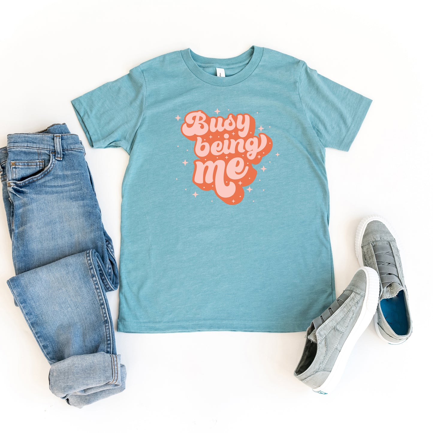 Busy Being Me | Youth Short Sleeve Crew Neck