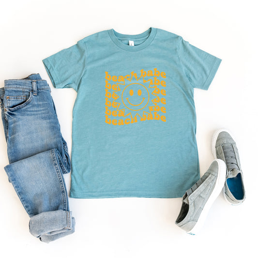 Beach Babe Stacked With Sun | Youth Short Sleeve Crew Neck
