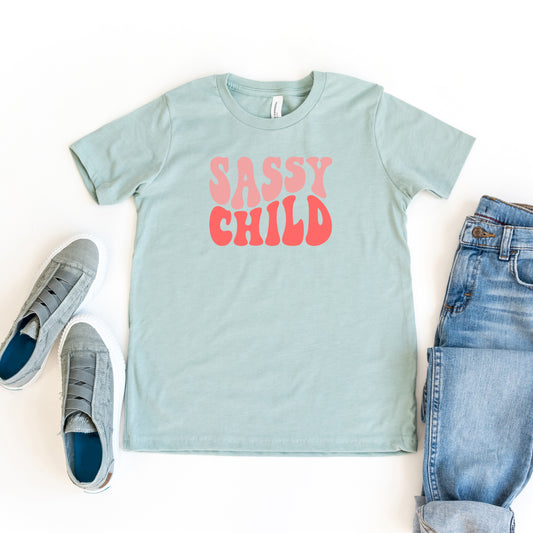 Sassy Child Wavy | Youth Short Sleeve Crew Neck