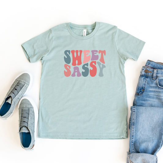 Sweet Sassy Wavy | Youth Short Sleeve Crew Neck