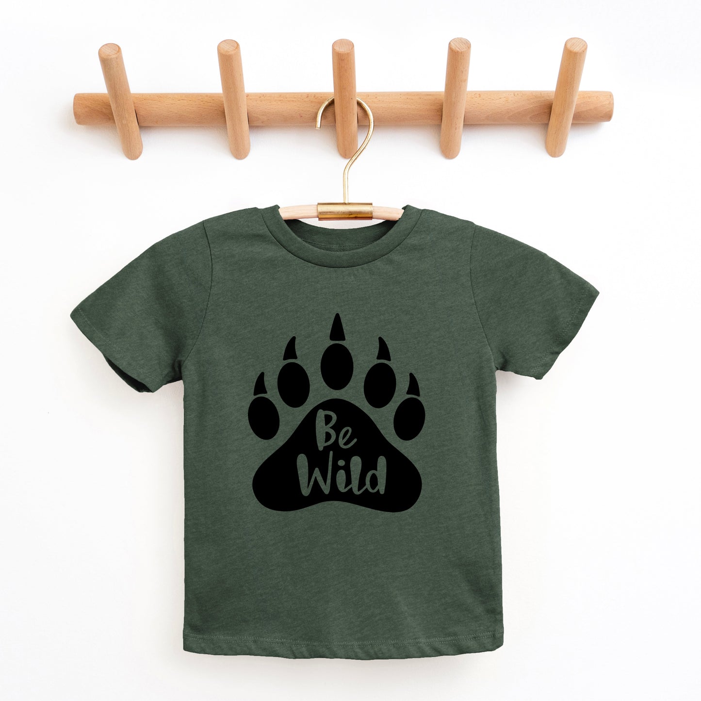 Be Wild Bear Paw | Toddler Graphic Short Sleeve Tee