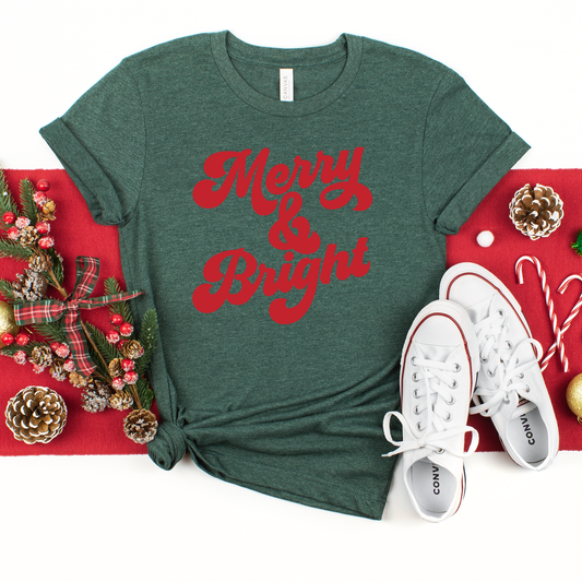 Bold Merry and Bright | Youth Short Sleeve Crew Neck