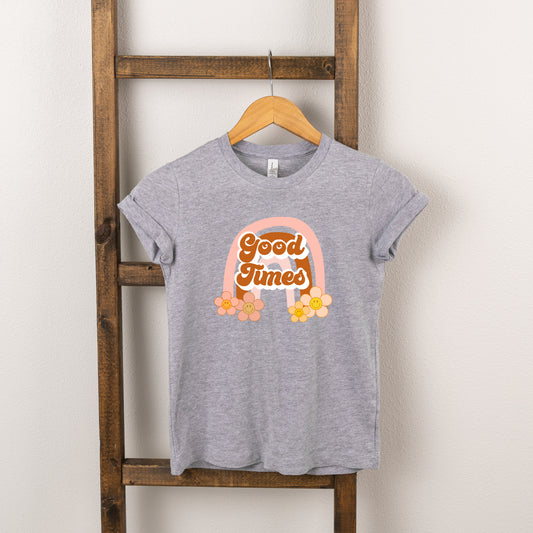 Good Times Rainbow | Toddler Short Sleeve Crew Neck