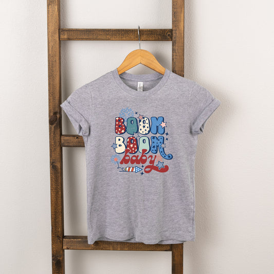 Boom Boom Baby Firework | Toddler Short Sleeve Crew Neck
