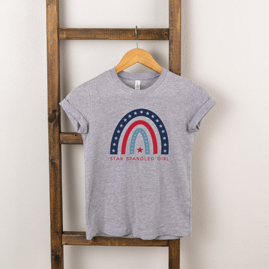 Star Spangled Girl | Toddler Short Sleeve Crew Neck