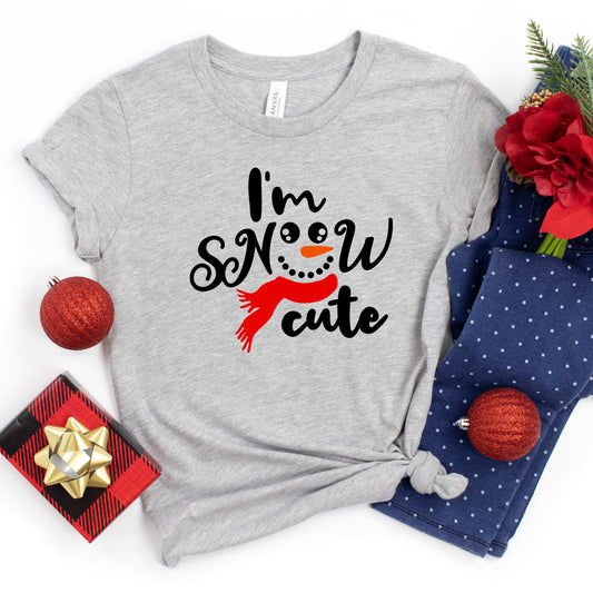 I'm Snow Cute | Youth Short Sleeve Crew Neck