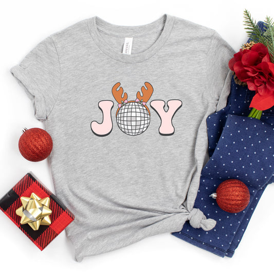 Joy Reindeer | Youth Short Sleeve Crew Neck