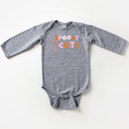 Spooky Cute Skeleton | Baby Long Sleeve Onesie