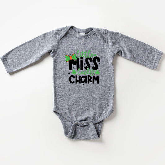 Little Miss Lucky Charm | Baby Long Sleeve Onesie