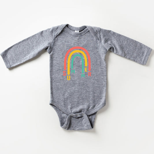 Rainbow Summer | Baby Long Sleeve Onesie