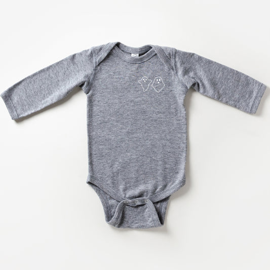Boho Ghost Mini | Baby Long Sleeve Onesie