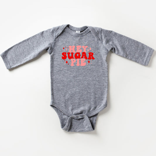 Hey Sugar Pie Stars | Baby Long Sleeve Onesie