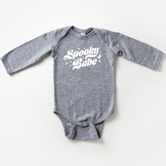 Spooky Babe Stars | Baby Long Sleeve Onesie