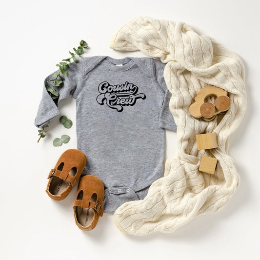 Retro Cousin Crew | Baby Long Sleeve Onesie