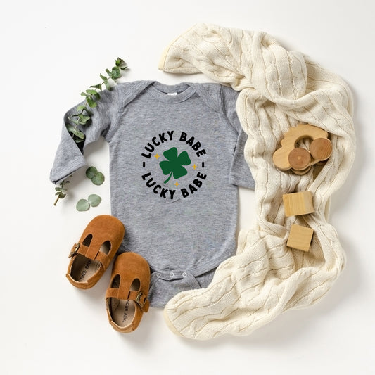 Lucky Babe | Baby Long Sleeve Onesie