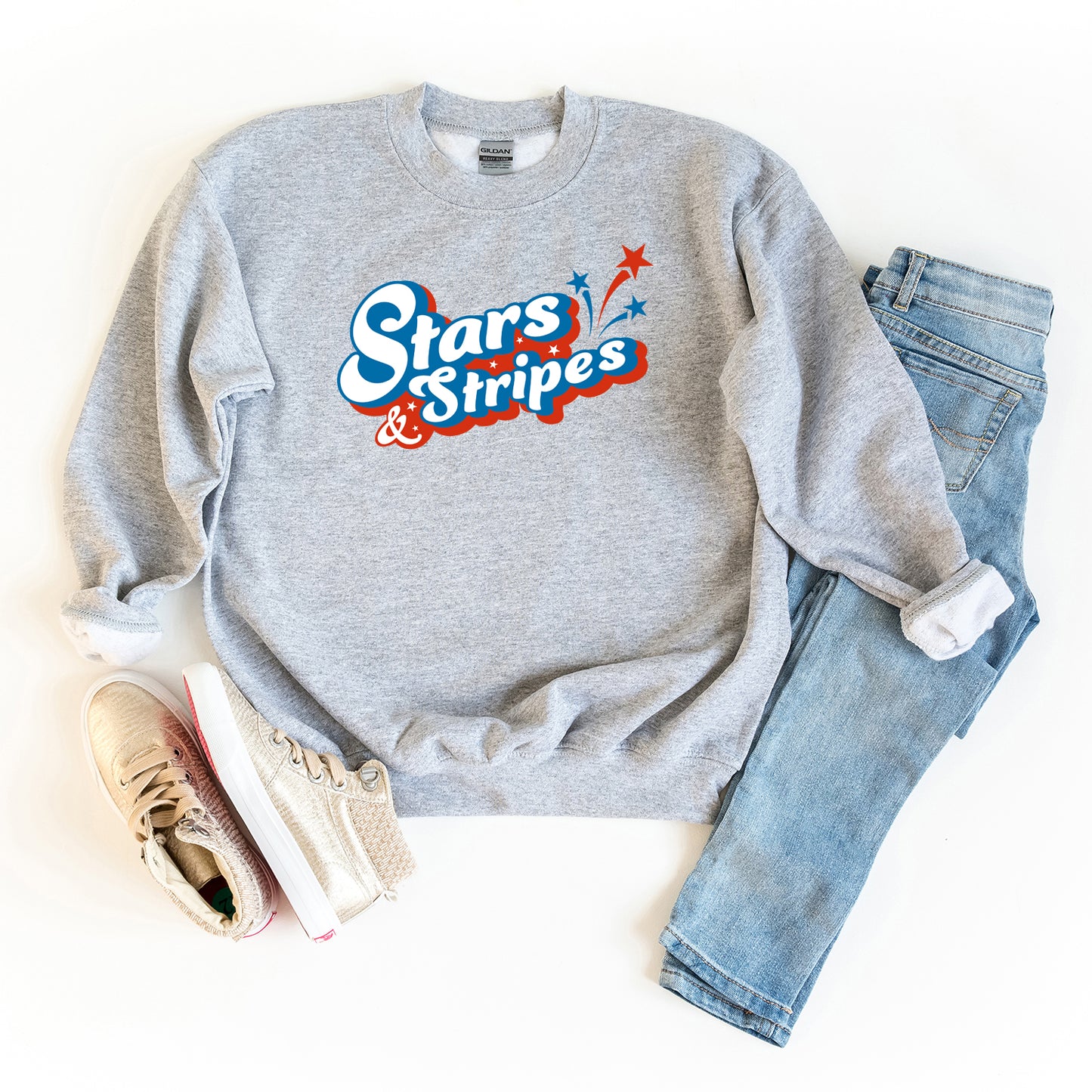 Stars and Stripes Firework | Youth Sweatshirt