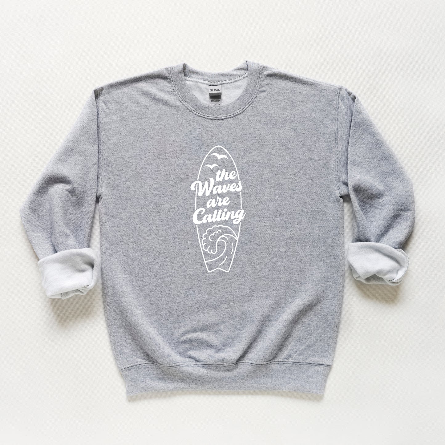 The Waves Are Calling Ocean Surf | Youth Sweatshirt