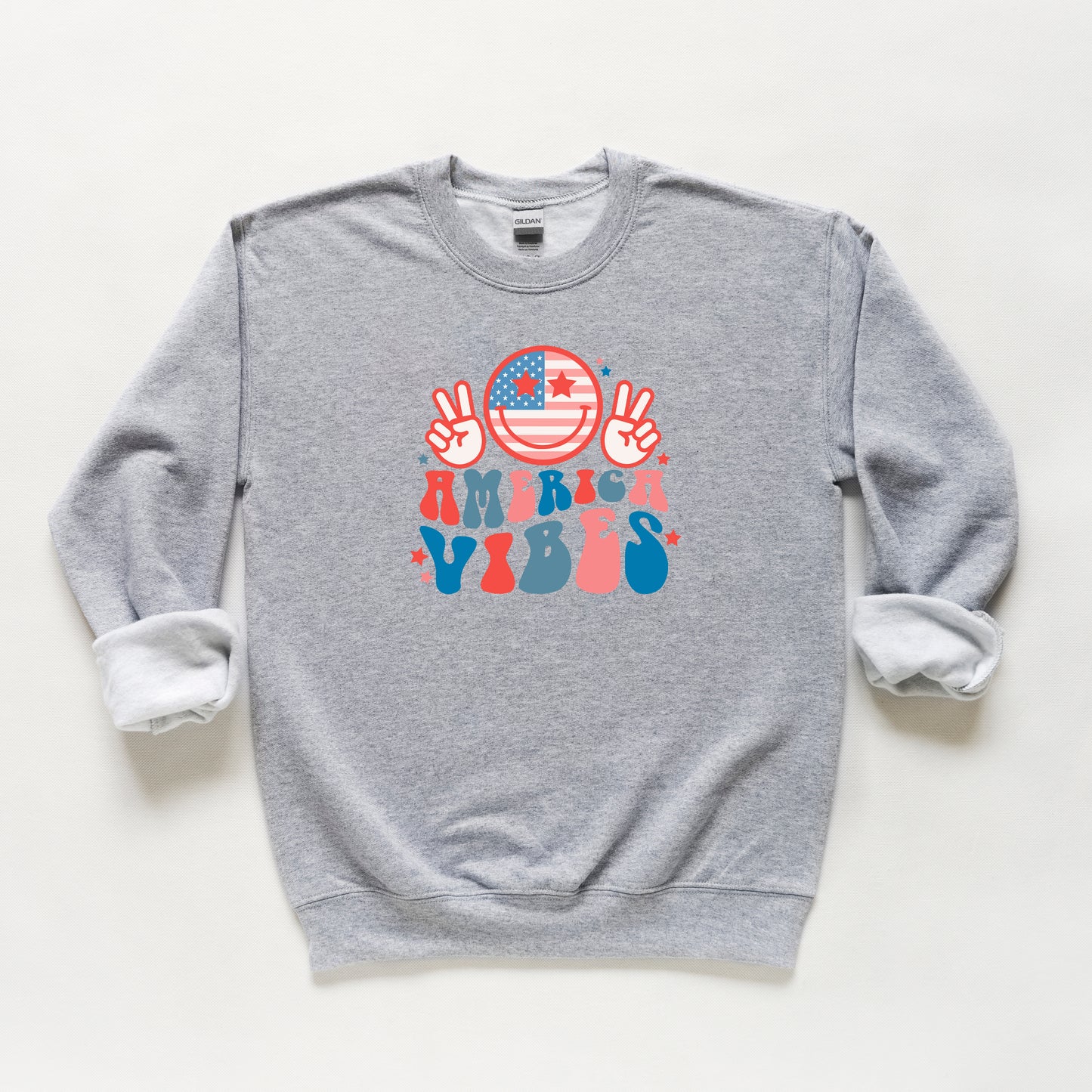 America Vibes Peace Signs | Youth Sweatshirt