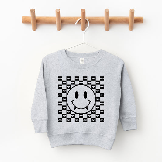 Halloween Bat Smiley Face | Toddler Sweatshirt