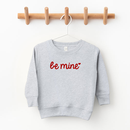 Be Mine Cursive Heart | Toddler Sweatshirt