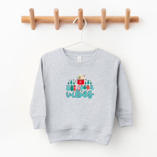 Retro Hot Cocoa Vibes | Toddler Sweatshirt