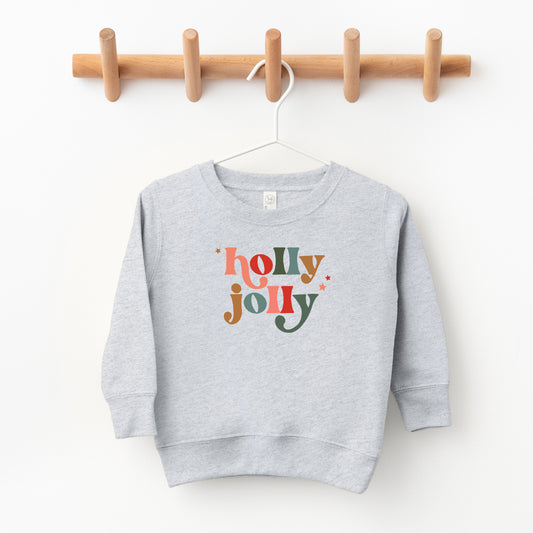 Holly Jolly Stars | Toddler Sweatshirt
