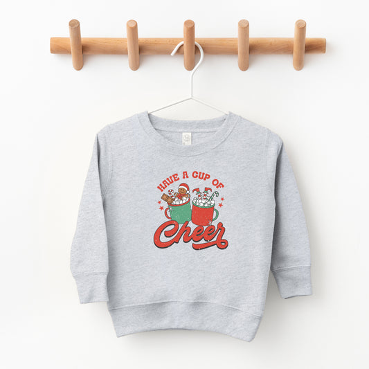 Retro Cup Of Cheer | Toddler Sweatshirt