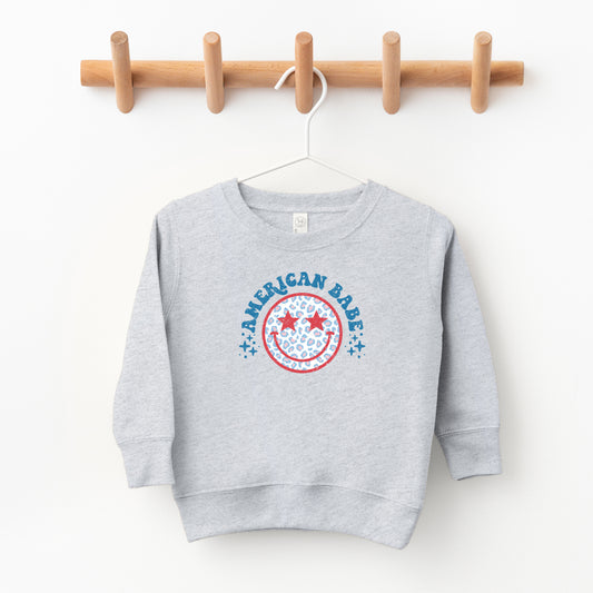 Leopard American Babe | Toddler Sweatshirt