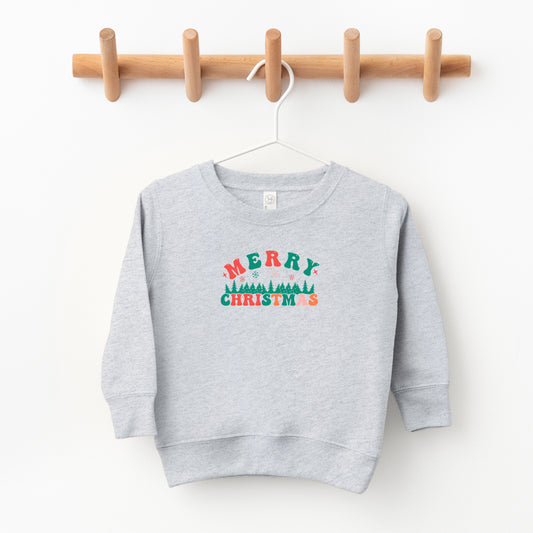 Merry Christmas Trees | Toddler Sweatshirt