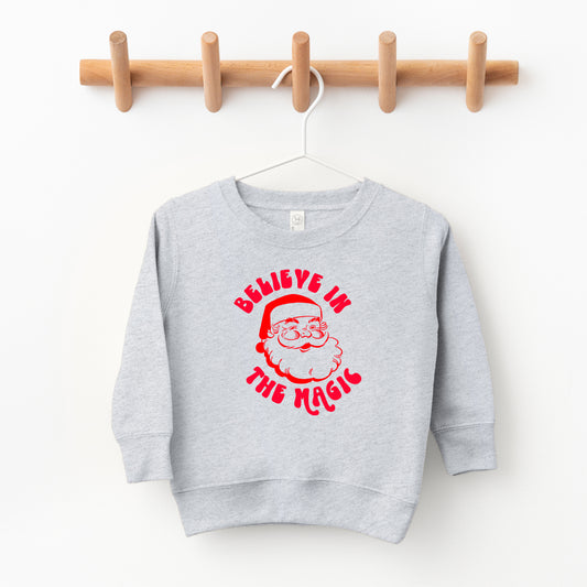 Believe In The Magic Santa | Toddler Sweatshirt