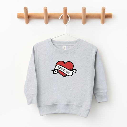 Mama's Boy Heart | Toddler Sweatshirt