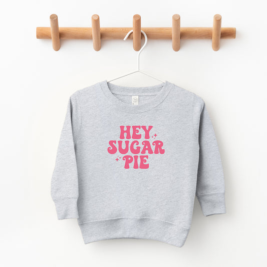 Hey Sugar Pie Stars Pink | Toddler Sweatshirt