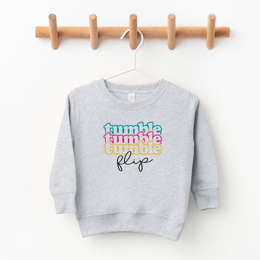 Tumble Flip Stacked | Toddler Sweatshirt